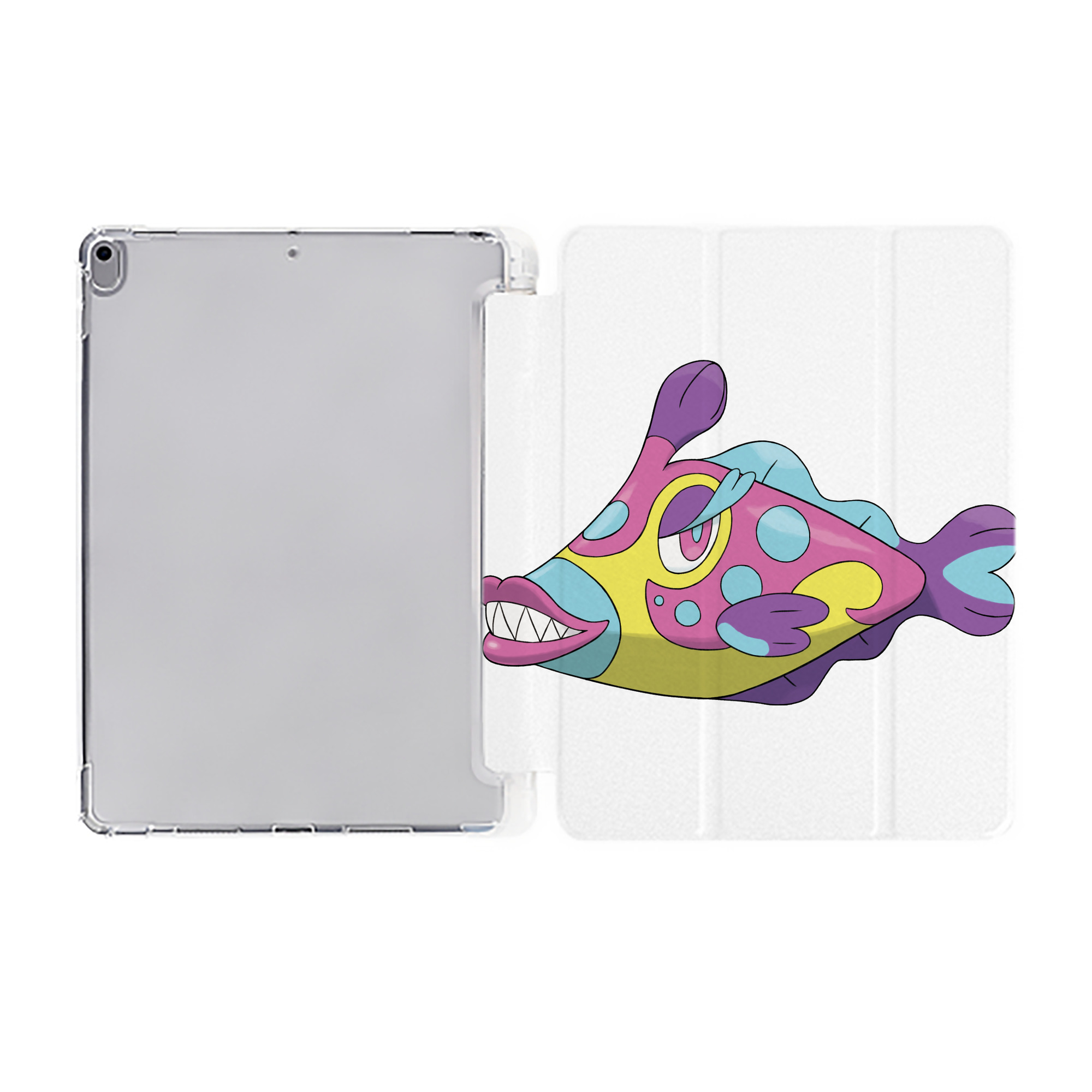 （画像用） ポケットモンスター Pokémon IPad ケース ペン収納付き 三つ折りスタンド PUレザー×シリコン 対応機種9.5/10.5/10.9インチ